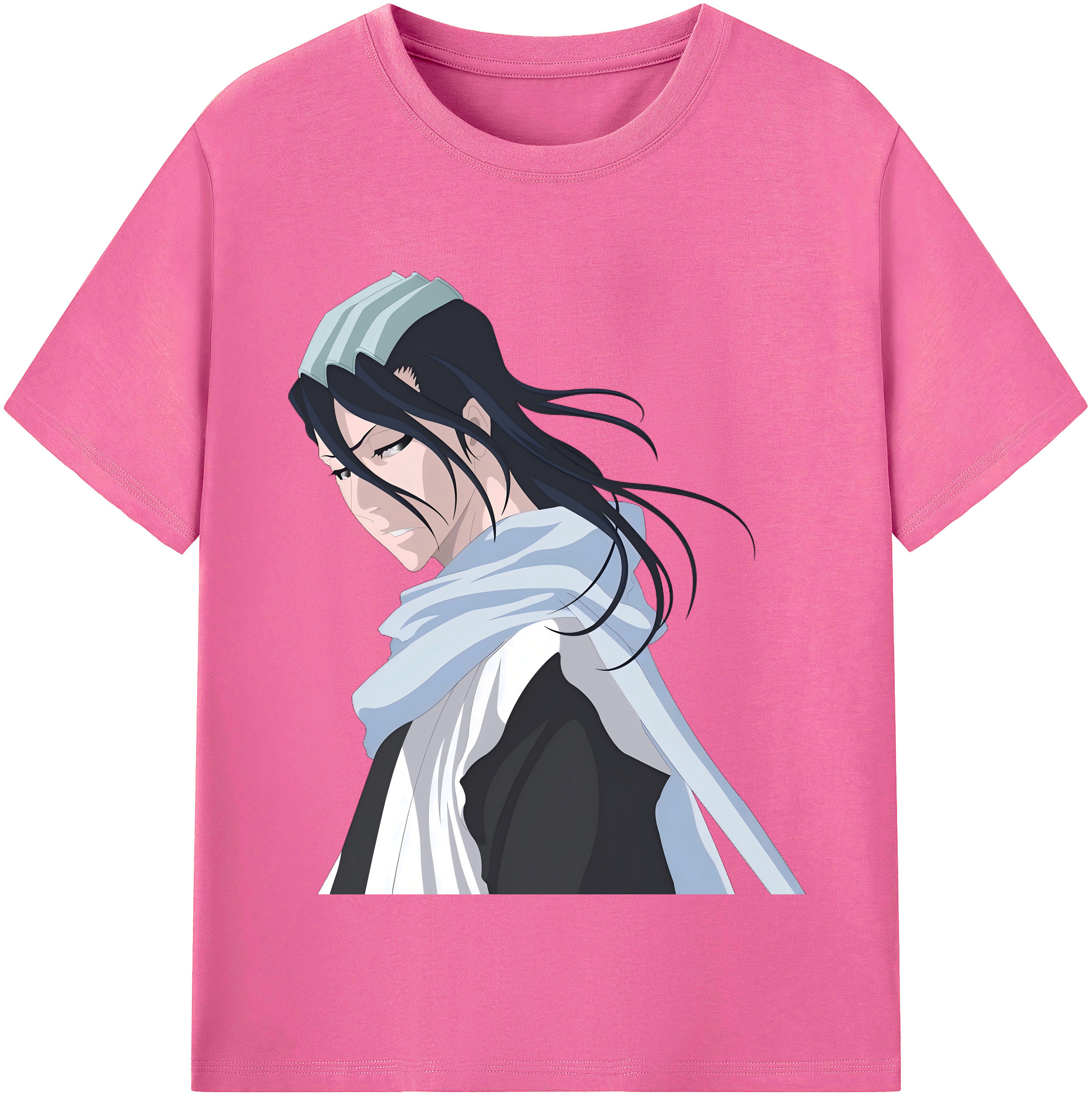 （画像用） ブリーチ くちき びゃくや BLEACH Kuchiki Byakuya レディースカジュアルプリントTシャツ（綿100％）